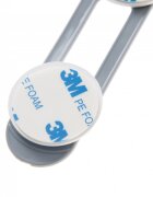 BabyJem Set 2 mini sigurante universale pentru usi si dulapuri Gri