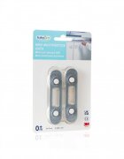 BabyJem Set 2 mini sigurante universale pentru usi si dulapuri Gri