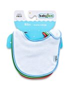 BabyJem Set 3 bavete cu scai din bumbac Boy