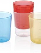 BabyJem Set 4 pahare My First Cup Rainbow