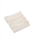 BabyJem Set 4 prosopele din muselina 25x25 cm Ecru