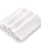 BabyJem Set 4 prosopele din muselina 25x29 cm White