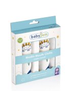 BabyJem Set 4 prosopele din muselina 25x29 cm Zoo