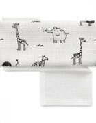 BabyJem Set 4 prosopele din muselina 25x29 cm Zoo