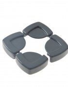 BabyJem Set 4 protectii pentru colturi mobila Corner Cushion Antracit