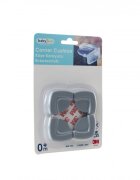 BabyJem Set 4 protectii pentru colturi mobila Corner Cushion Gri