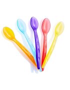 BabyJem Set 5 lingurite multicolore Rainbow