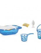 BabyJem Set cadita de baie cu 6 piese Bleu