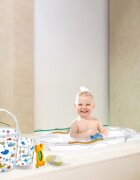 BabyJem Set cadita de baie cu 6 piese Roz