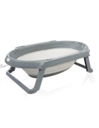 BabyJem Set cadita pliabila de baie 5 piese antracit
