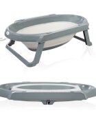 BabyJem Set cadita pliabila de baie 5 piese antracit
