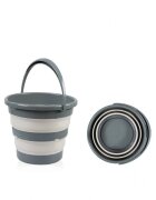 BabyJem Set cadita pliabila de baie 5 piese antracit