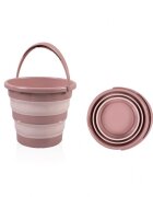 BabyJem Set cadita pliabila de baie 5 piese somon
