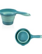 BabyJem Set cadita pliabila de baie 5 piese turcoaz