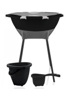 BabyJem Set complet de baie Elegant Negru