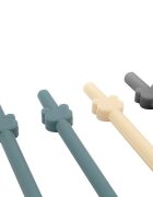BabyJem Set de 4 paie din silicon reutilizabile Turcoaz