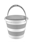 BabyJem Set de baie cu 5 piese si cadita pliabila Grey
