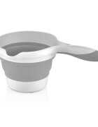 BabyJem Set de baie cu 5 piese si cadita pliabila Grey