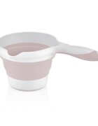 BabyJem Set de baie cu 5 piese si cadita pliabila Pink