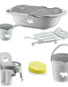 BabyJem Set de baie cu 6 piese Bebe Lux Grey