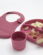 BabyJem Set diversificare 4 piese din silicon Roz