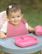 BabyJem Set diversificare 4 piese din silicon Roz