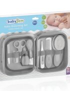 BabyJem Set ingrijire bebelusi cu 9 piese Grooming Set Grey