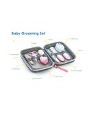 BabyJem Set ingrijire bebelusi cu 9 piese Grooming Set Pink