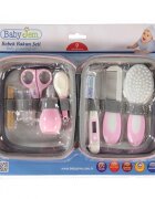 BabyJem Set ingrijire bebelusi cu 9 piese Grooming Set Pink