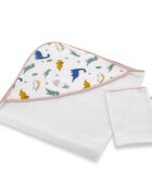 BabyJem Set prosop si manusa de baie 72x72 cm Dino