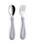 BabyJem Set tacamuri din inox pentru copii Gri