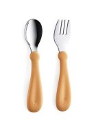 BabyJem Set tacamuri din inox pentru copii Orange