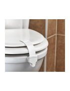 BabyJem Siguranta pentru capacul de toaleta Lock White
