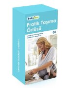 BabyJem Sistem de purtare wrap elastic pentru bebelusi Gri
