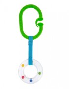 BabyJem Zornaitoare cu prindere ovala pentru carucior Verde