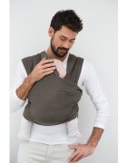 Babylonia Sistem de purtare wrap elastic Tricot Slen Organic Moon Mist Grey