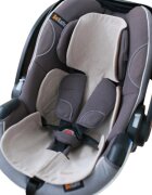 BabyLy Insert antitranspiratie din in pentru scoica auto design 3D respirabil Bej