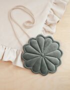 BabyLy Pandantiv din catifea floare margareta menta
