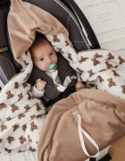 BabyLy Paturica pentru scaun auto Teddy bears