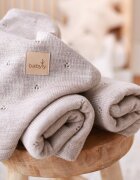 BabyLy Paturica premium antialergica din lana merino 75x100 cm bej