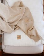 BabyLy Paturica premium antialergica din lana merino 75x100 cm bej