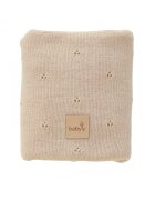 BabyLy Paturica premium antialergica din lana merino 75x100 cm bej