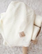 BabyLy Paturica premium antialergica din lana merino 75x100 cm ivory