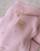 BabyLy Paturica premium antialergica din lana merino 75x100 cm roz pudrat