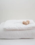 BabyLy Set pilota 135 x 100 cm si perna 40 x 60 cm pentru copii bumbac premium matlasat si umplutura hipoalergenica BabySoft