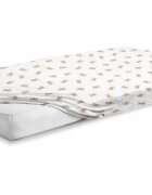 BabyMam Cearceaf cu banda elastica pentru pat copii dimensiune 120 x 60 cm 100 bumbac Teddy