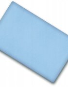 BabyMam Cearceaf cu banda elastica pentru pat copii dimensiune 140 x 70 cm 100 bumbac simply blue