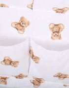 BabyMam Organizator pentru patut copii cu 6 buzunare spatioase fixare rapida cu velcro dimensiune 60 x 60cm Teddybears