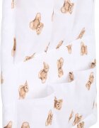 BabyMam Organizator pentru patut copii cu 6 buzunare spatioase fixare rapida cu velcro dimensiune 60 x 60cm Teddybears