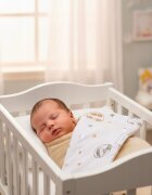 BabyMam Paturica pentru copii Beige Cars realizata cu doua fete din bumbac si din plus pufos dimensiune 75 x 50 cm
